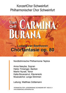Heft Cover Carmina Burana